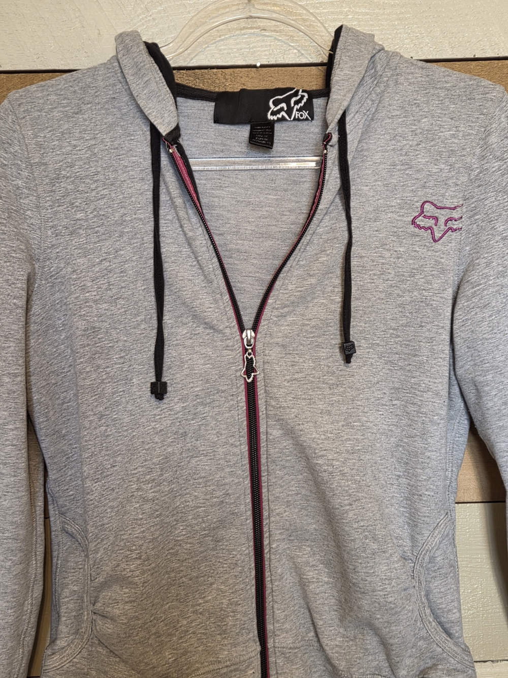 Fox Racing Zip Hoodie Jacket - Picture 3 of 9